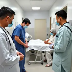 Equipe do Ministério da Saúde visita hospital privado de Alagoinhas (BA) que atende gratuitamente pacientes do SUS