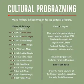 Programação Cultural da Biblioteca Maria Feijó